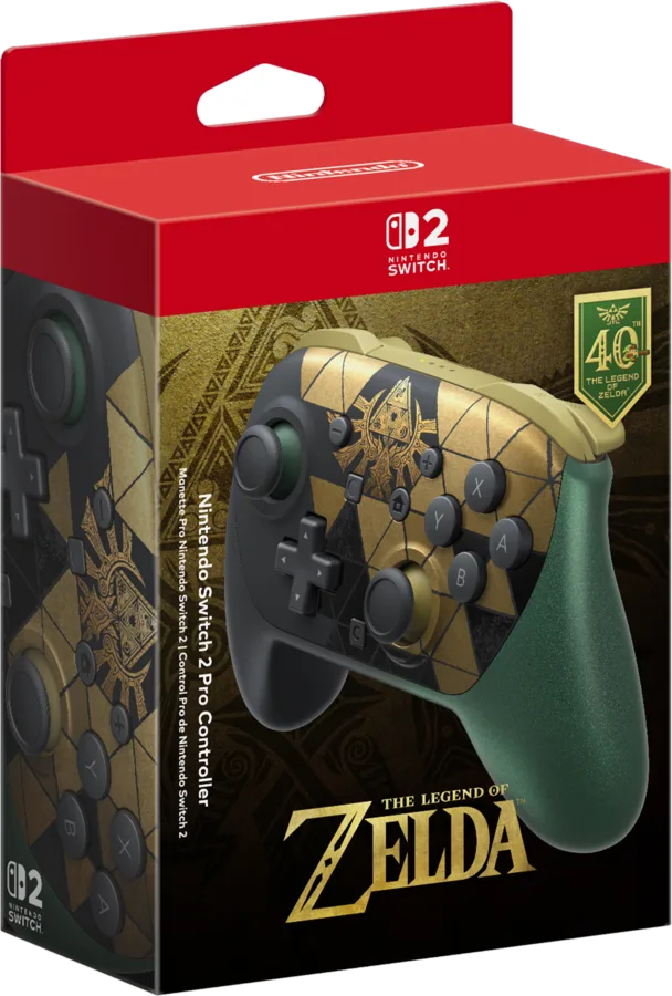 Zelda 40th Anniversary Pro Controller box